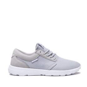 Mens Supra Low Top Shoes HAMMER RUN Grey/White/white | AU-91268